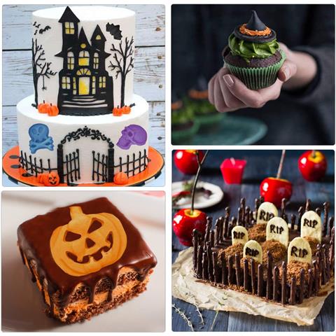 Stampo In Silicone Per Halloween 4 Pezzi Forme Assortite - Foto 5