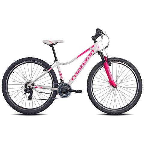 Bici Donna Mountain Bike 27,5 Alluminio Eris 791 21v - 44 White/fuxia - Foto 1