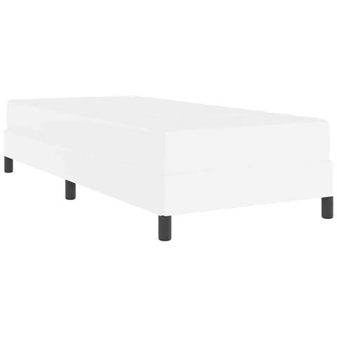 Letto Bianco Puro 80 x 200 cm Pelle sintetica - Foto 9