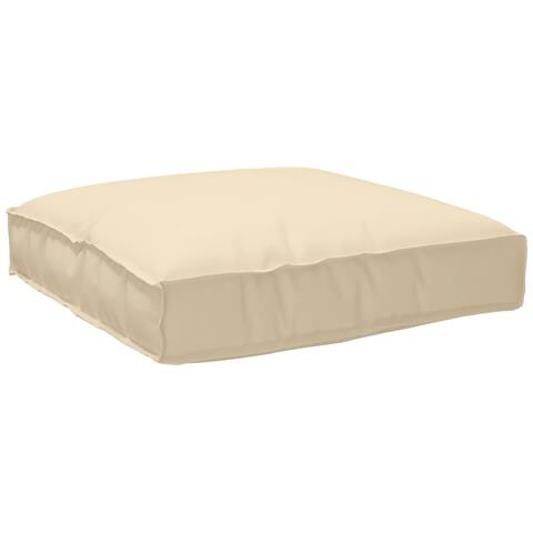 Cuscino per pallet per seduta beige 80x80x12 cm in tessuto Oxford - Foto 1