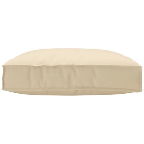 Cuscino per pallet per seduta beige 80x80x12 cm in tessuto Oxford - Foto 2