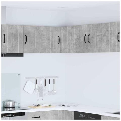 Mobile da cucina con lo scaffale Grigio cemento 57 x 57 x 40 cm - Foto 2