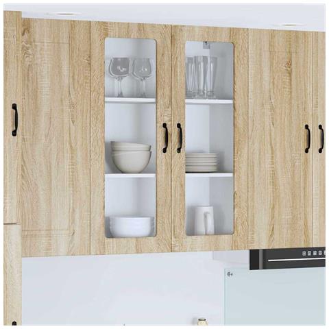 Pensile cucina Rovere Sonoma 80 x 31 x 100 cm Legno multistrato - Foto 2