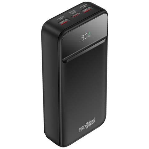Batteria Di Emergenza 20000mah Usb-c Pd 20w / 2 Usb 22.5w Con Schermo Lcd, Nero - Foto 1
