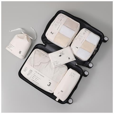 Set Di Cubi Da Viaggio A Sei Pezzi - Borse Organizer Per Valigie - Foto 2