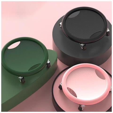 Ruota Silenziata Ab Roller Con Tappetino Per Allenamento Del Core - Design Stabile E Antiscivolo Pink - Foto 2