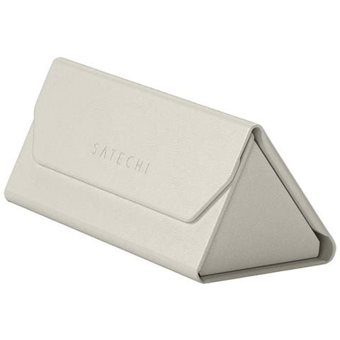 Custodia Per Occhiali Connessa Apple Find My E Ricarica Wireless, Beige - Foto 1