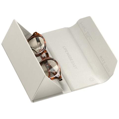 Custodia Per Occhiali Connessa Apple Find My E Ricarica Wireless, Beige - Foto 2