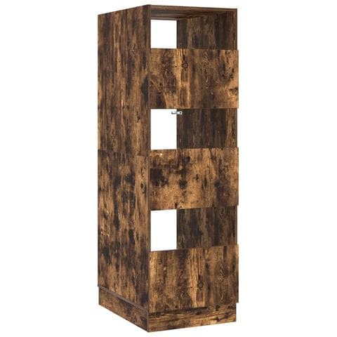 Mobile da lavanderia con porta Rovere fumé 50 x 68 x 162 cm - Foto 1