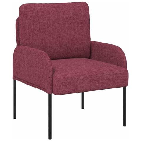 Divani con cuscino 55cm Rosso Vino Legno compensato - Foto 1