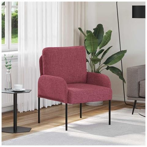 Divani con cuscino 55cm Rosso Vino Legno compensato - Foto 2