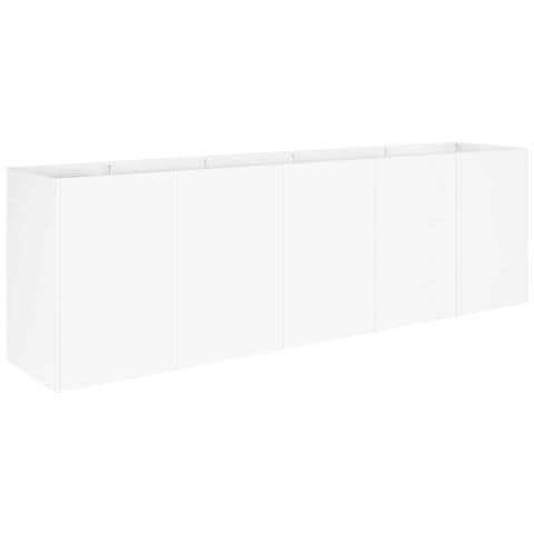 Vaso da giardino Bianco 200 x 40 x 60 cm - Foto 1