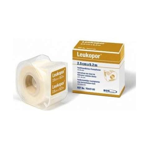 Leukopor 9,2 M X 1,25 Cm Cerotto In Dispenser In Tnt Per Pelli Sensibili - Foto 1