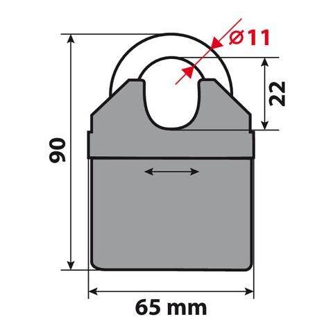 Catena Antifurto 8mm X 2m Con Lucchetto - Foto 2