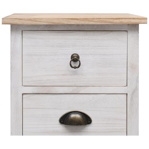 Mobiletto 35x25x57 cm in Legno di Paulownia - Foto 8