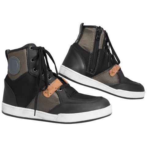 Stivali Scarpe Omologati Ce Moto Pelle Turismo Strada Sneaker Nero 44 - Foto 2