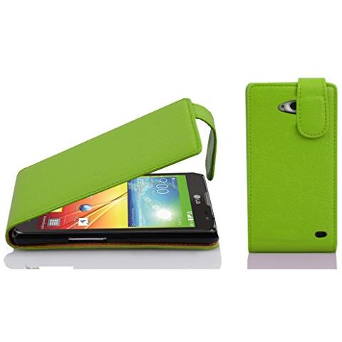 Custodia Compatibile Con Lg L90 In Verde Limone - Coperchio Protettivo In Design Flip Realizzato In Similpelle Testurizzata - Foto 1