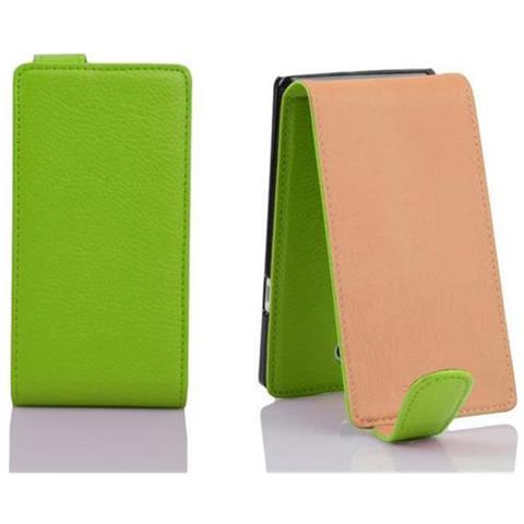 Custodia Compatibile Con Lg L90 In Verde Limone - Coperchio Protettivo In Design Flip Realizzato In Similpelle Testurizzata - Foto 6