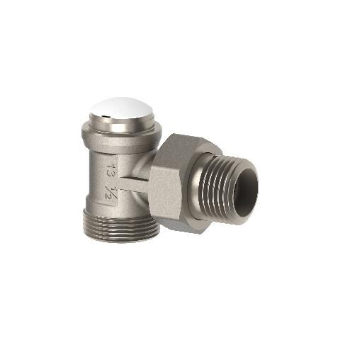 Detentore A Squadra Ghibli 1/2"" 24 X 19 Valvole Detentori Radiatori - Foto 1