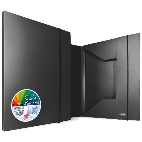 ver Garda 30 Cartelle Con Elastico In Pp 3 Lembi 265x350 Mm Dorso 3 Cm Nero - Foto 1