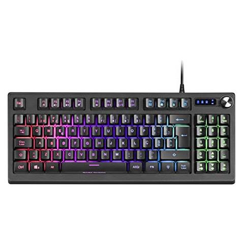 Mkrevopt, Tastiera Gaming Tkl + Pad Numerico, Rgb Control, Layout Pt - Foto 1
