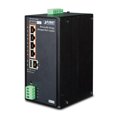BSP-360 Gestito Gigabit Ethernet (10/100/1000) Supporto Power over Ethernet (PoE) Nero, Verde switch di rete - Foto 1