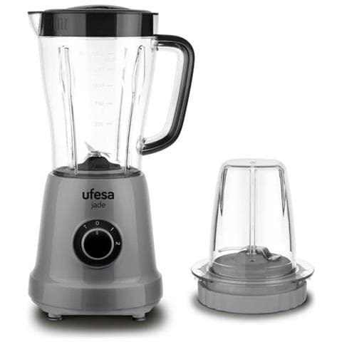 Frullatore da Tavolo Jade BS4709 Capacità 1.5 Litri Potenza 500 Watt Colore Nero, Grigio, Trasparente - Foto 1