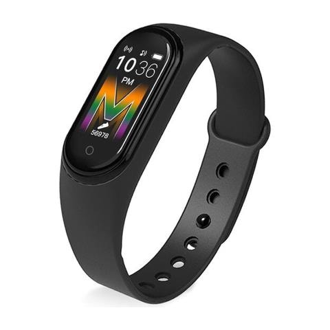 Activity Tracker SmartBand M5 Resistente all’Acqua IP67 Display Touch Bluetooth per Fitness con Cardiofrequenzimetro e Contapassi Nero - Europa - Foto 1