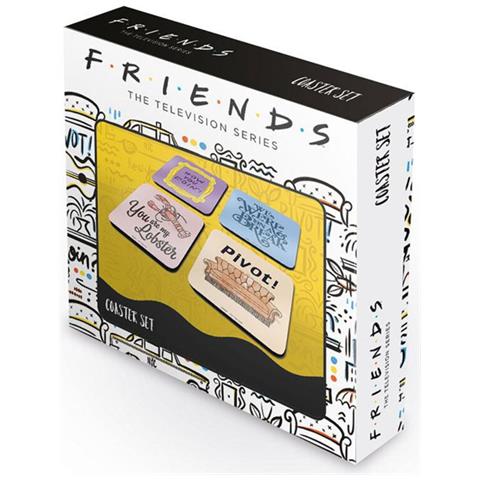Friends - Set Di 4 Sottobicchieri Con Frasi Cult - Foto 5