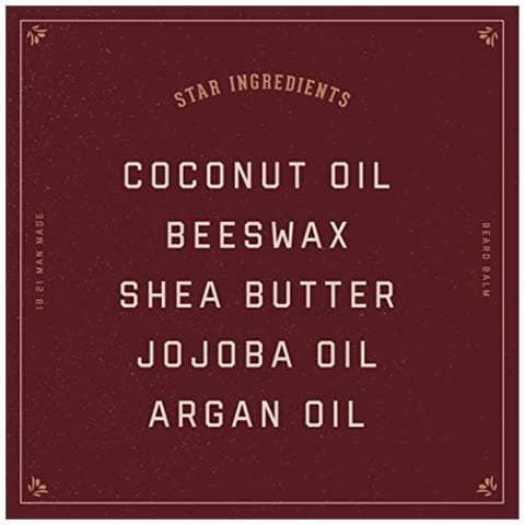 1821 Balsamo Per Barba Da Uomo Realizzato Dall'uomo, Vaniglia Speziata, 2 Fl Oz - Crema Da Barba Premium Con Bassa Lucentezza Per Condizionare E Modellare Barbe E Baffi - Balsami Profumati Per Capelli Viso, Idratazione A Lunga Durata - Foto 2