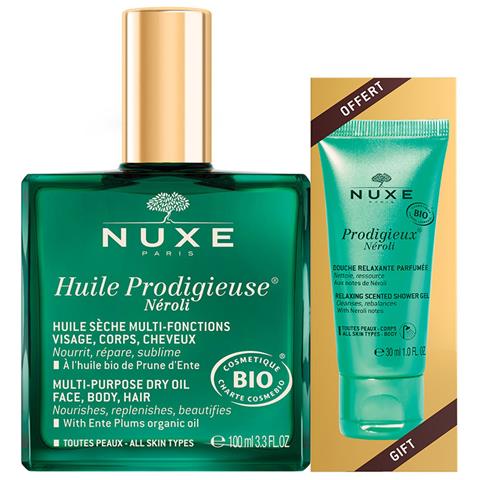 Set : Huile Prodigieuse Multi-purpose Neroli, Body Oil, For Face, Body & Hair, 100 Ml + Prodigieux Neroli, Shower Gel, All Over The Body, For All Skin Types, 30 Ml - Foto 2