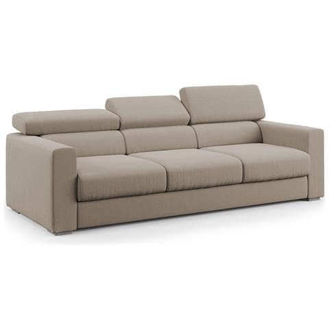 Dylan Divano 3 Sedute In Tessuto Impermeabile T13 Beige - Foto 1