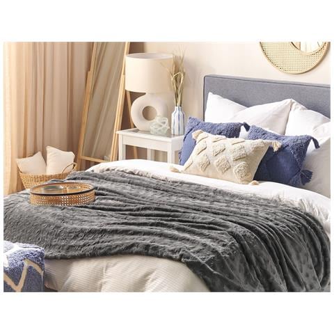 Coperta Grigio E Bianco 150 X 200 Cm Kandilli - Foto 1
