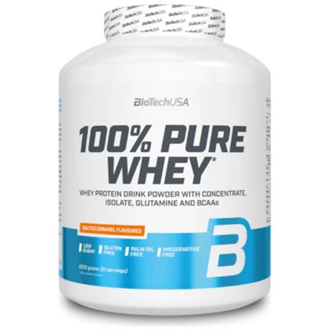 Biotech Usa 100% Pure Whey 2270g Gusto Caramello Salato - Foto 1