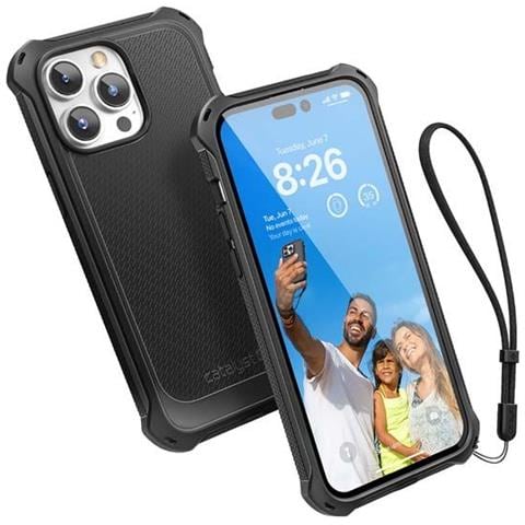 Cover Per Iphone 14 Pro Max Crux Magsafe, Nero - Foto 1