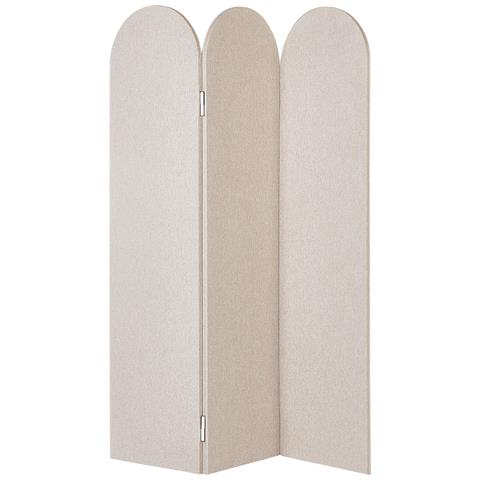 Pannello Acustico Divisorio 3 Ante Beige 160 X 120 Cm Slimmy - Foto 2