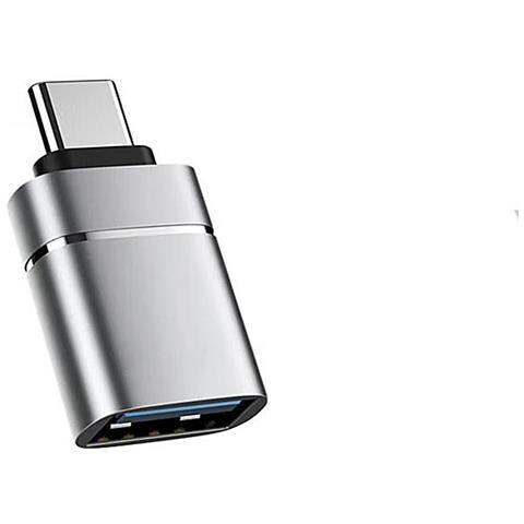 Adattatore Da Usb 3.0 A Tipo-c A 2 Pezzi Con Elegante Finitura Argento - Foto 3