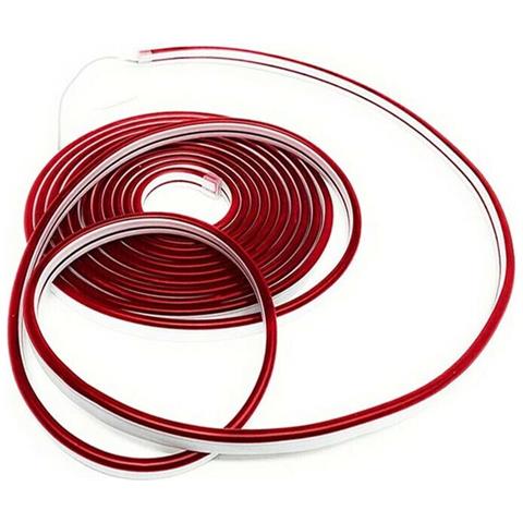 Striscia Led Luce Rossa Per Scritte Insegne Luminose Strip Flessibile 5 Mt Rosso - Foto 2