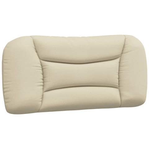Cuscino Testiera Crema 80 Cm In Tessuto - Foto 2