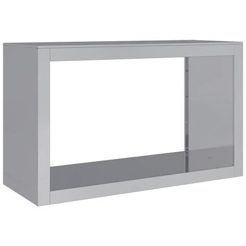 Rastrelliera Per Legna 100x40x60 Cm In Acciaio Zincato - Foto 1
