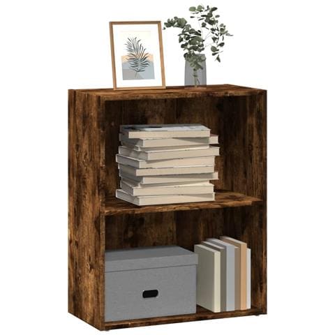 Libreria Rovere Fumo 60x30x77 Cm In Legno Multistrato - Foto 1