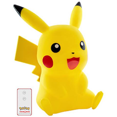 40cm Seduto Happy Pikachu Luce Notturna Senza Fili Portatile, Giallo - Foto 1