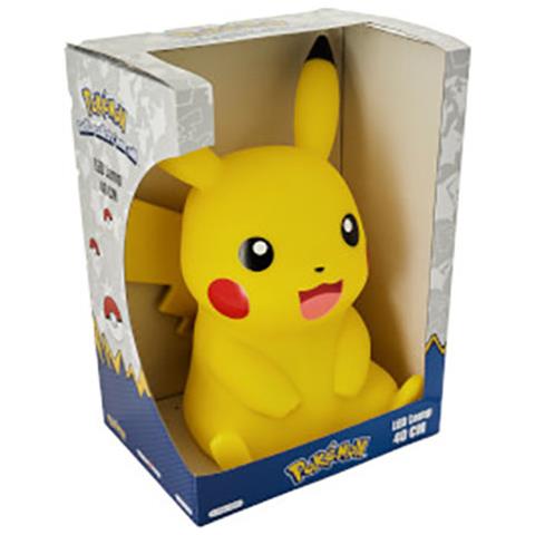 40cm Seduto Happy Pikachu Luce Notturna Senza Fili Portatile, Giallo - Foto 5