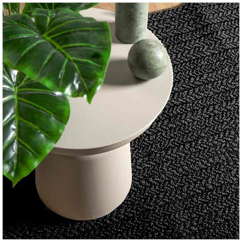 Tappeto Zizur Antracite 140x200 Cm Aspetto Iuta Interni Esterni - Foto 2