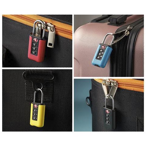 Blocco Di Sicurezza Tsa Antifurto Con Combinazione Numerica Per Zaini E Valigie. - Foto 2