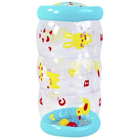 Rullo Gonfiabile Per Bambini 45x22x22 Cm. Colore Blu - Foto 2