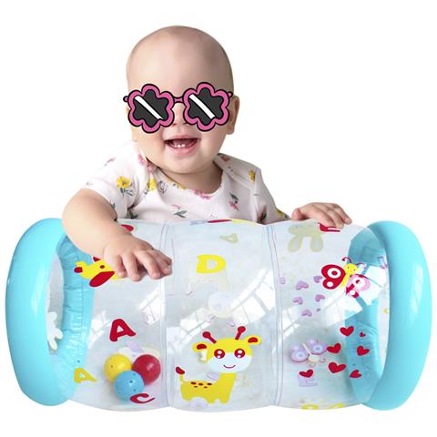 Rullo Gonfiabile Per Bambini 45x22x22 Cm. Colore Blu - Foto 5