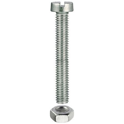 Candy - 10 Viti Per Metallo Testa Cilindrica Zincate M4x30 - Foto 1