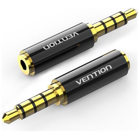 BFBB0 adattatore per inversione del genere dei cavi 3.5 mm 2,5 mm Nero - Foto 1