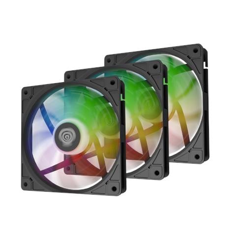 Oxal 120 ARGB Case per computer Ventilatore 12 cm Nero - Foto 1